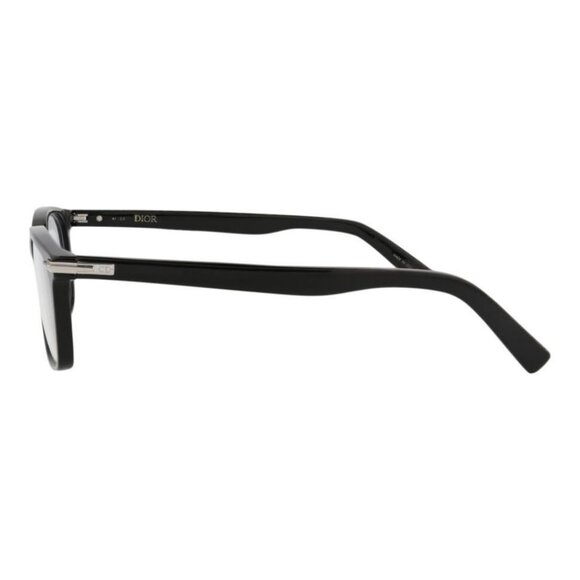 Dior Mens Square/Rectangle Black Black Transparent Fashion Designer Eyewear - Picture 3 of 4
